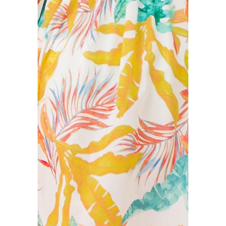 A Printed Woven Maxi Cover Up