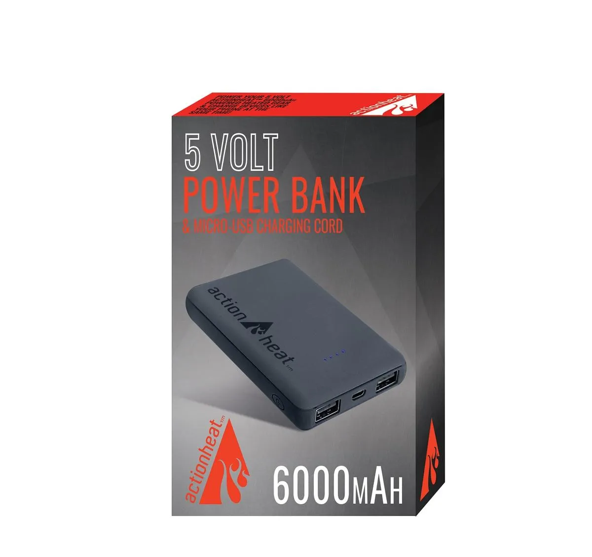 ActionHeat 5V 6000mAh Power Bank Kit