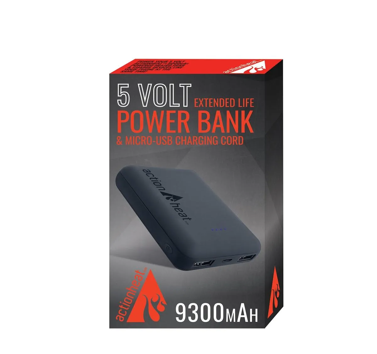 ActionHeat 5V Extended Life 9300mAh Power Bank Kit