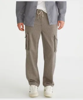 Aeropostale Houndstooth Baggy Cargo Pants