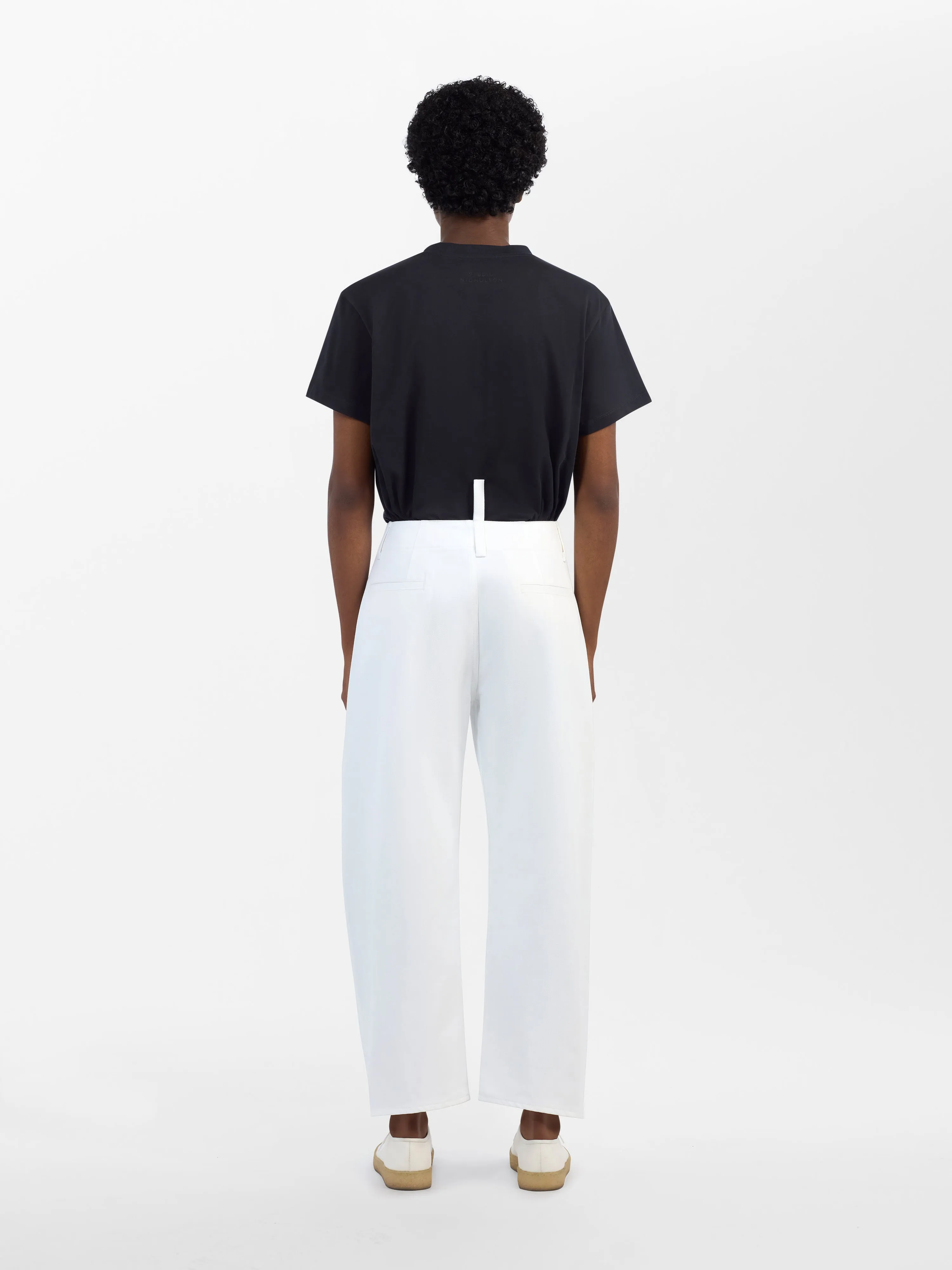 Akerman Denim Pant in Optic White