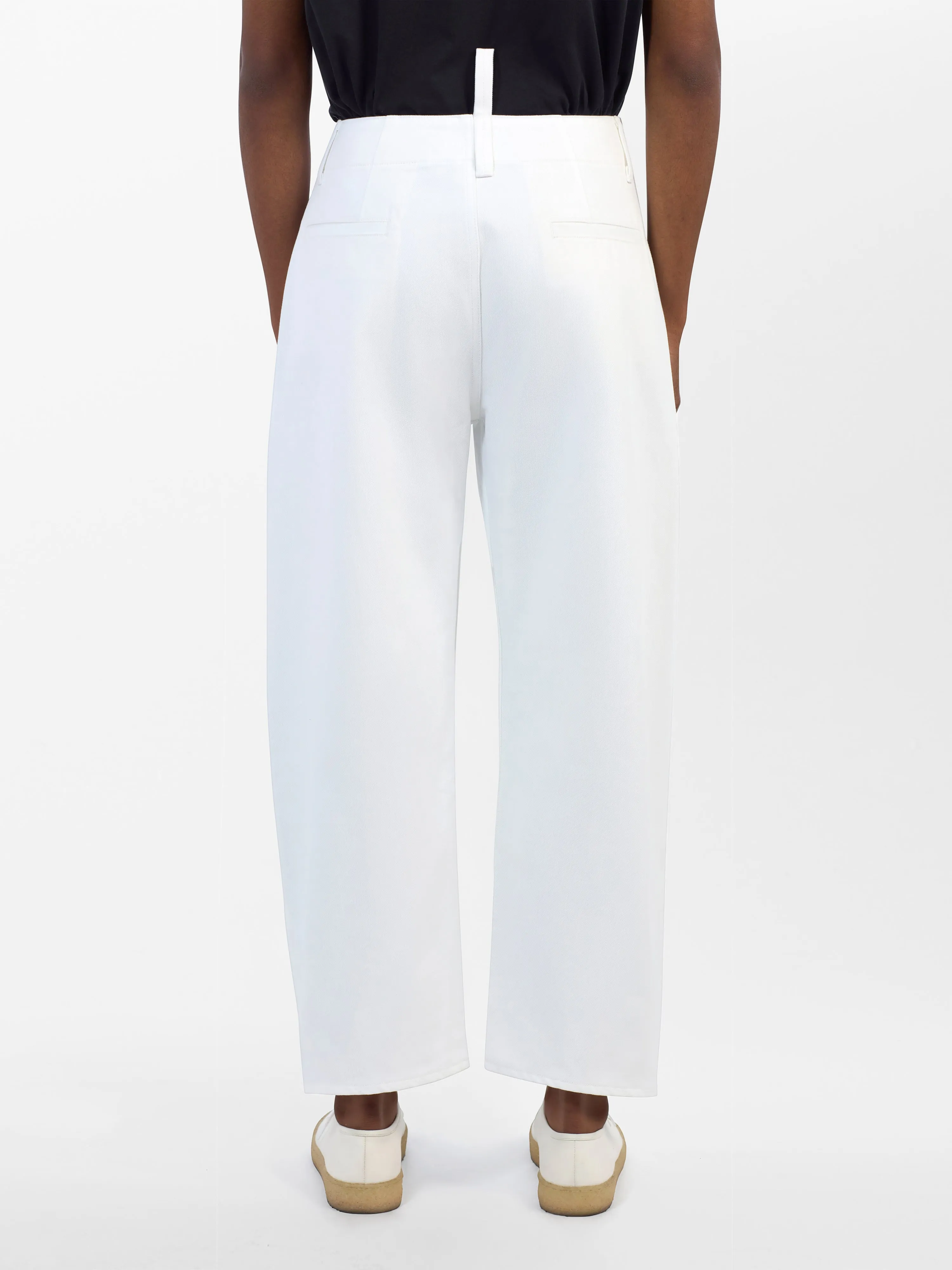 Akerman Denim Pant in Optic White