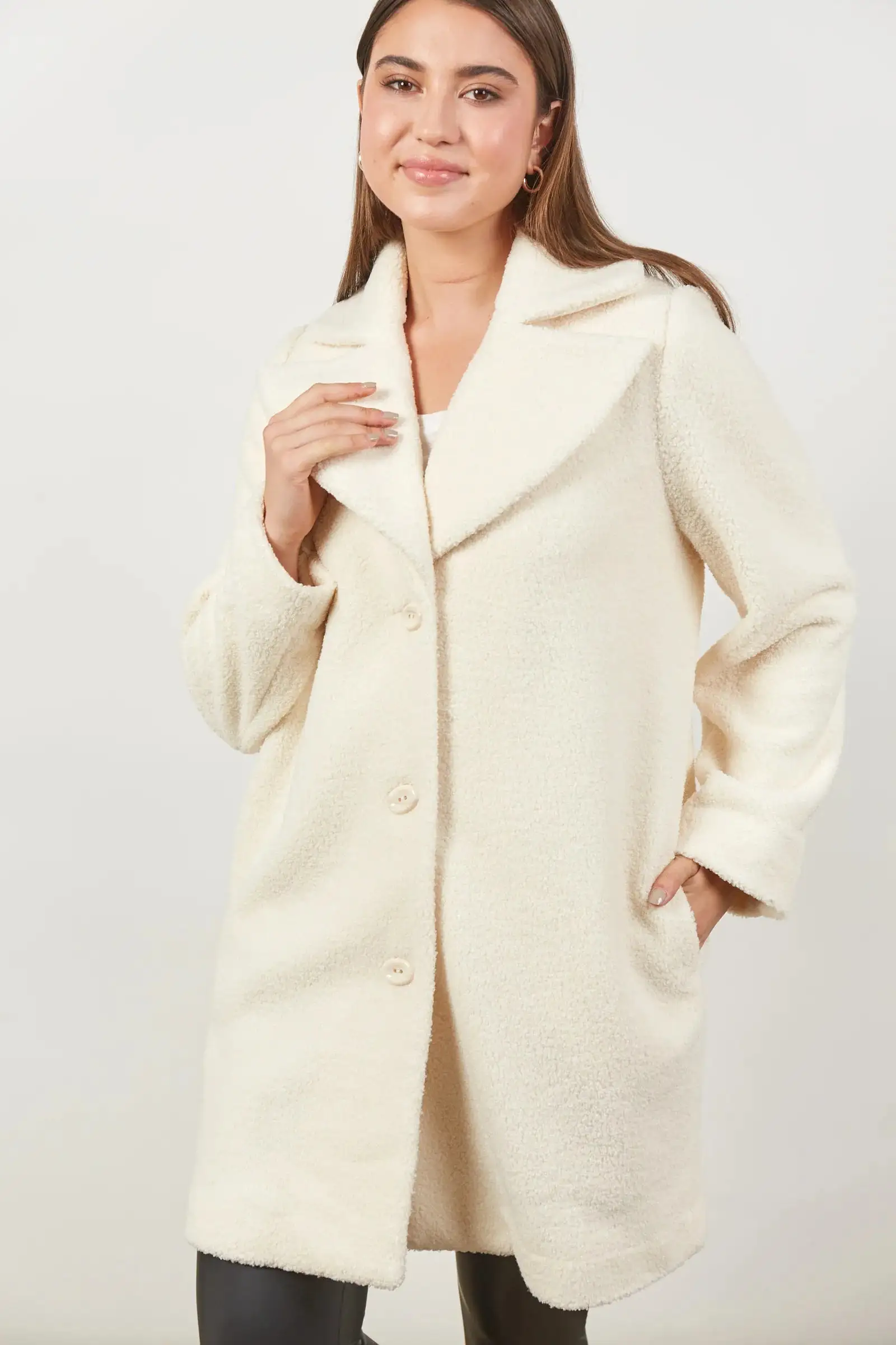 Allure Coat - Creme