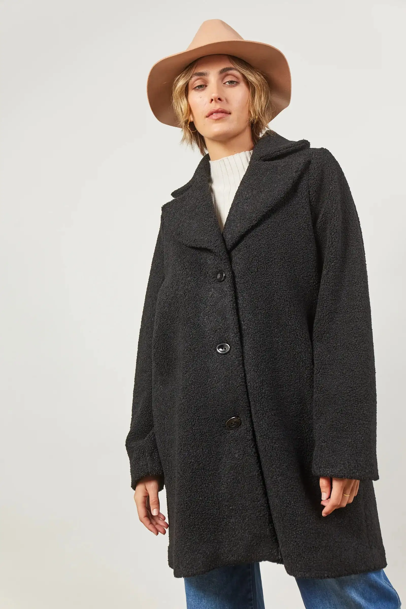 Allure Coat - Onyx