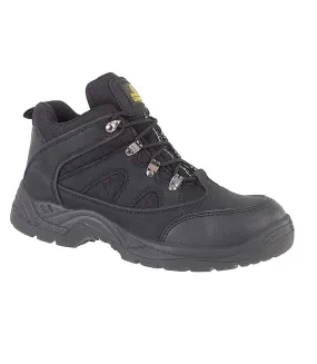 Amblers Unisex Steel FS151 SB-P Mid Boot / Mens Womens Boots (Black) - UTFS252