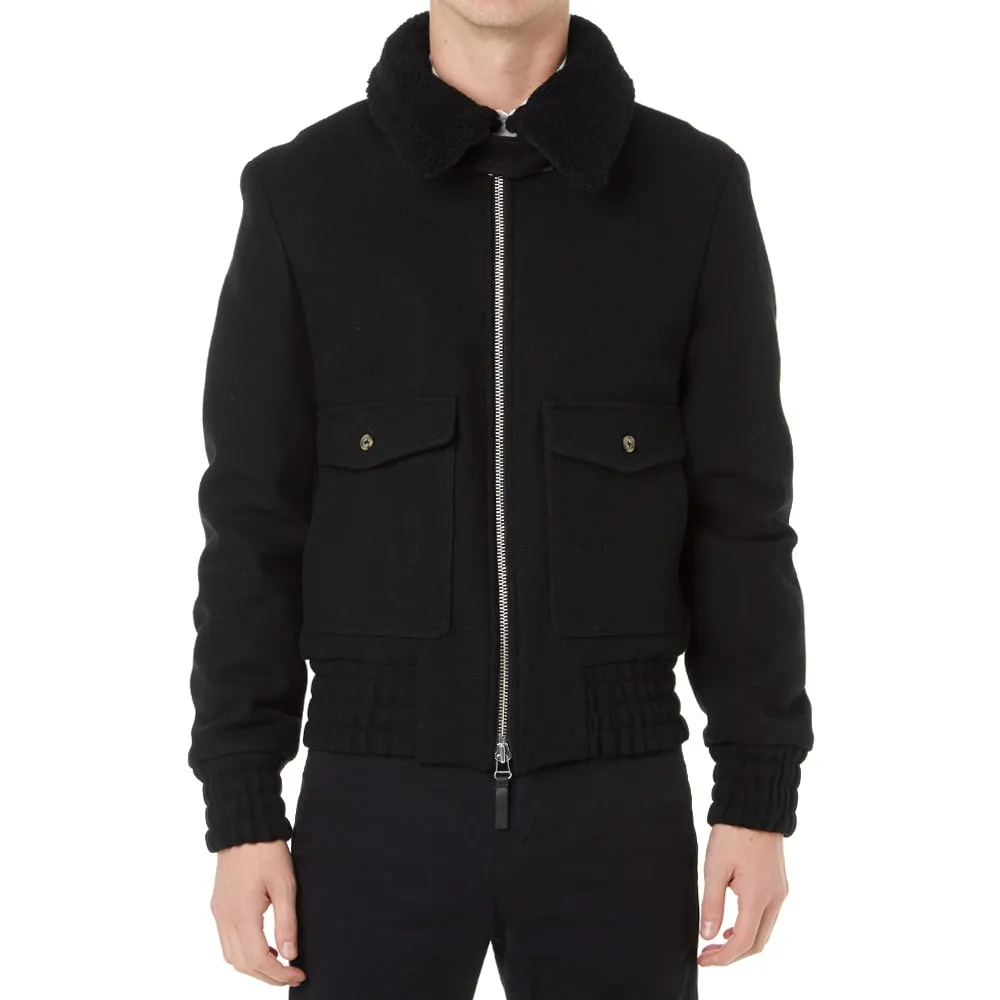 AMI Shearling BlousonBlack