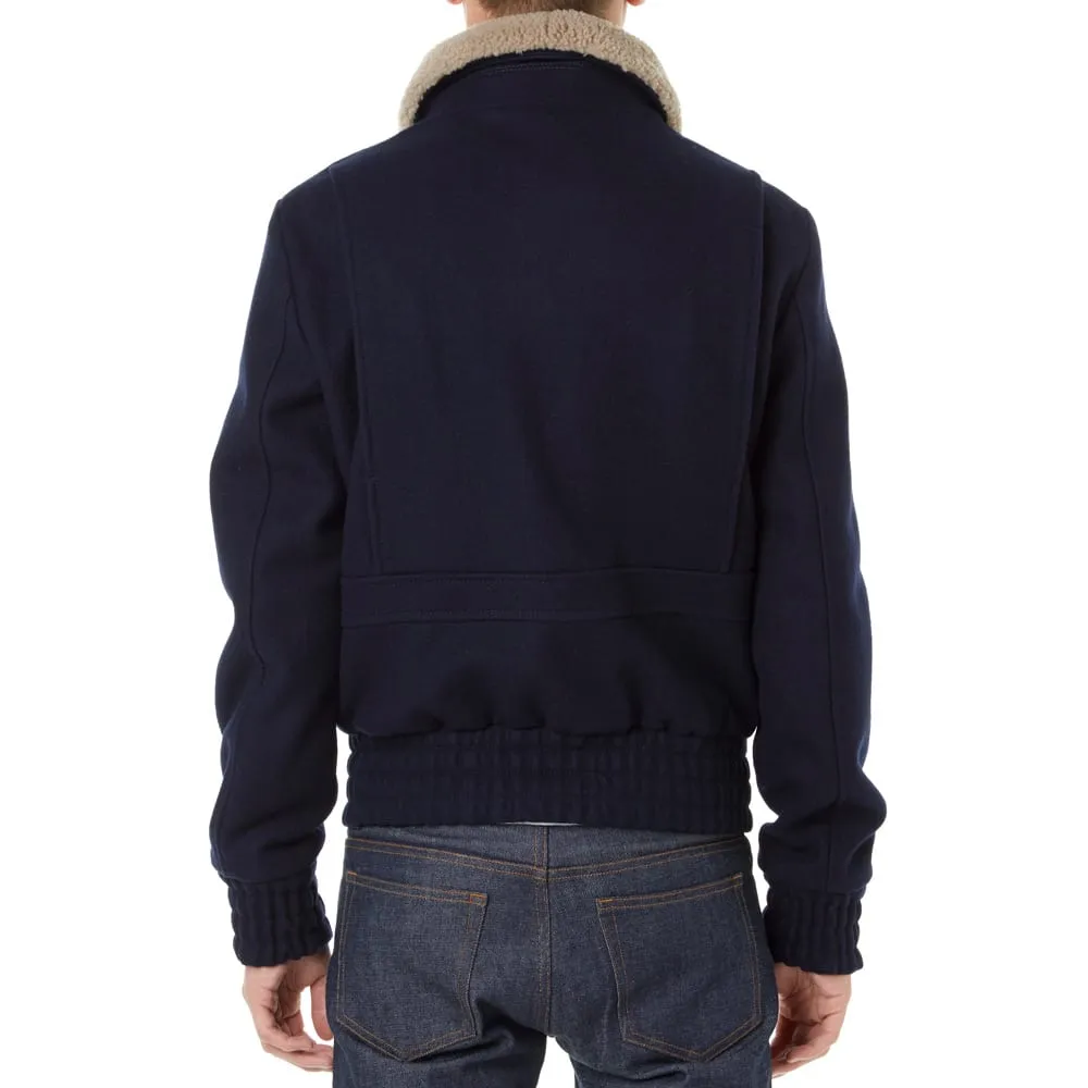 AMI Shearling BlousonNavy