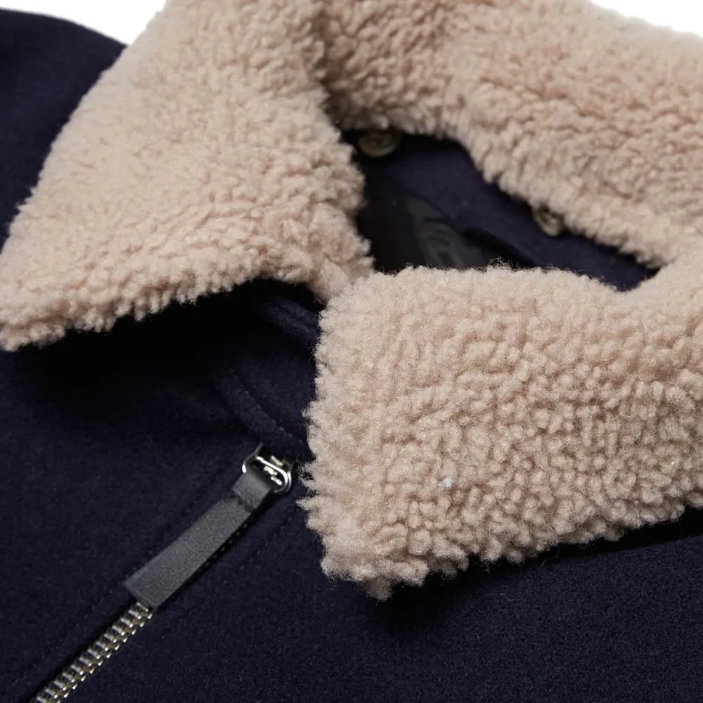 AMI Shearling BlousonNavy