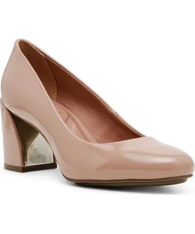 Anne Klein Women's Graham Round Toe Block Heel Pumps