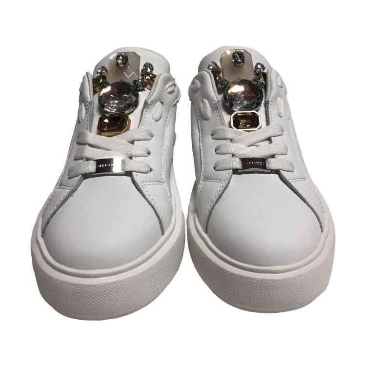 Apepazza PALOMA S4PUMP03/LEP Sneakers Donna In Vera Pelle Platform Bianco