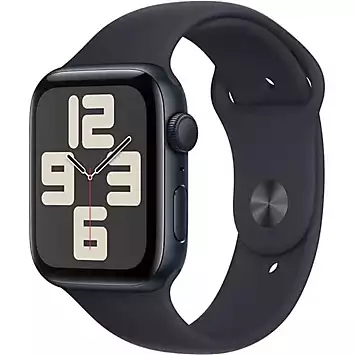 Apple Watch SE GPS 44mm Midnight Aluminium Case with Midnight Sport Band - M/L | Kaleidoscope