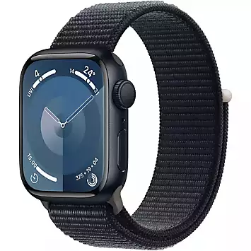 Apple Watch Series 9 GPS 41mm Midnight Aluminium Case with Midnight Sport Loop | Kaleidoscope