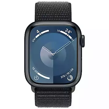 Apple Watch Series 9 GPS 41mm Midnight Aluminium Case with Midnight Sport Loop | Kaleidoscope