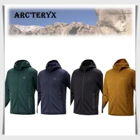 ARC'TERYX  |Long Sleeves Shearling Logo Outdoor Tops