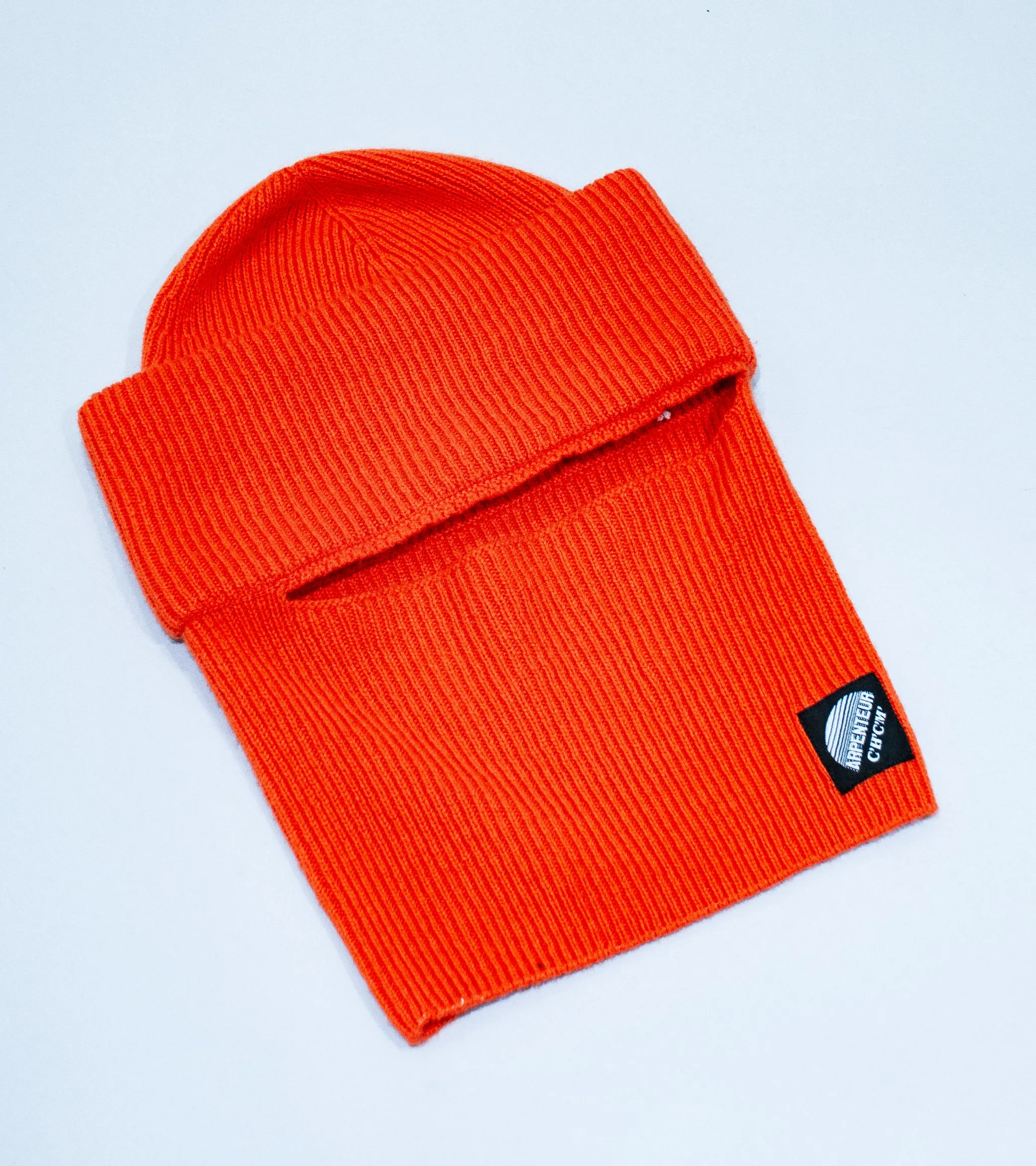 Arpenteur / CHCM 'Day Balaclava' (Orange Cashmere Wool)