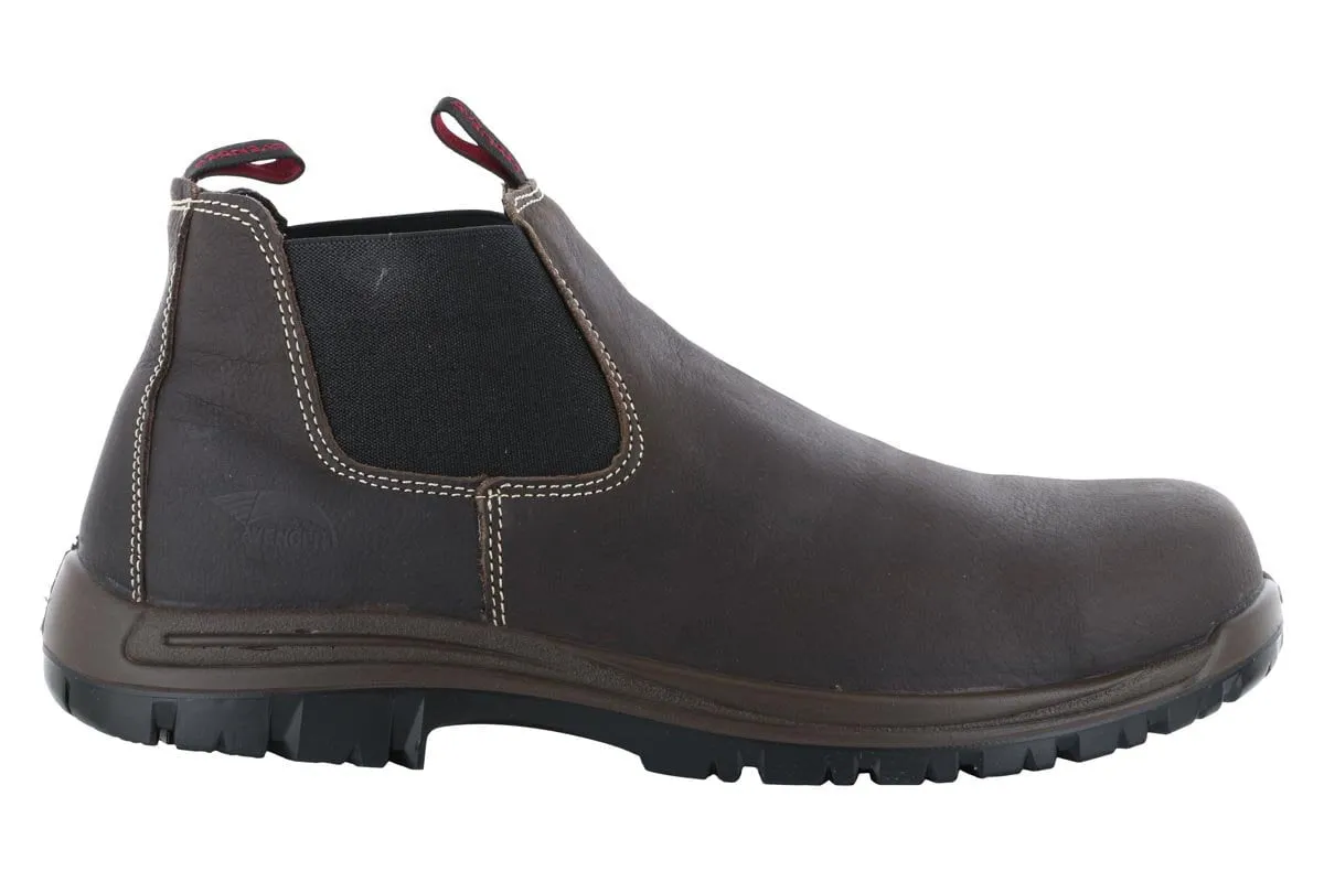 Avenger Foreman Composite Toe Slip On Boot Brown