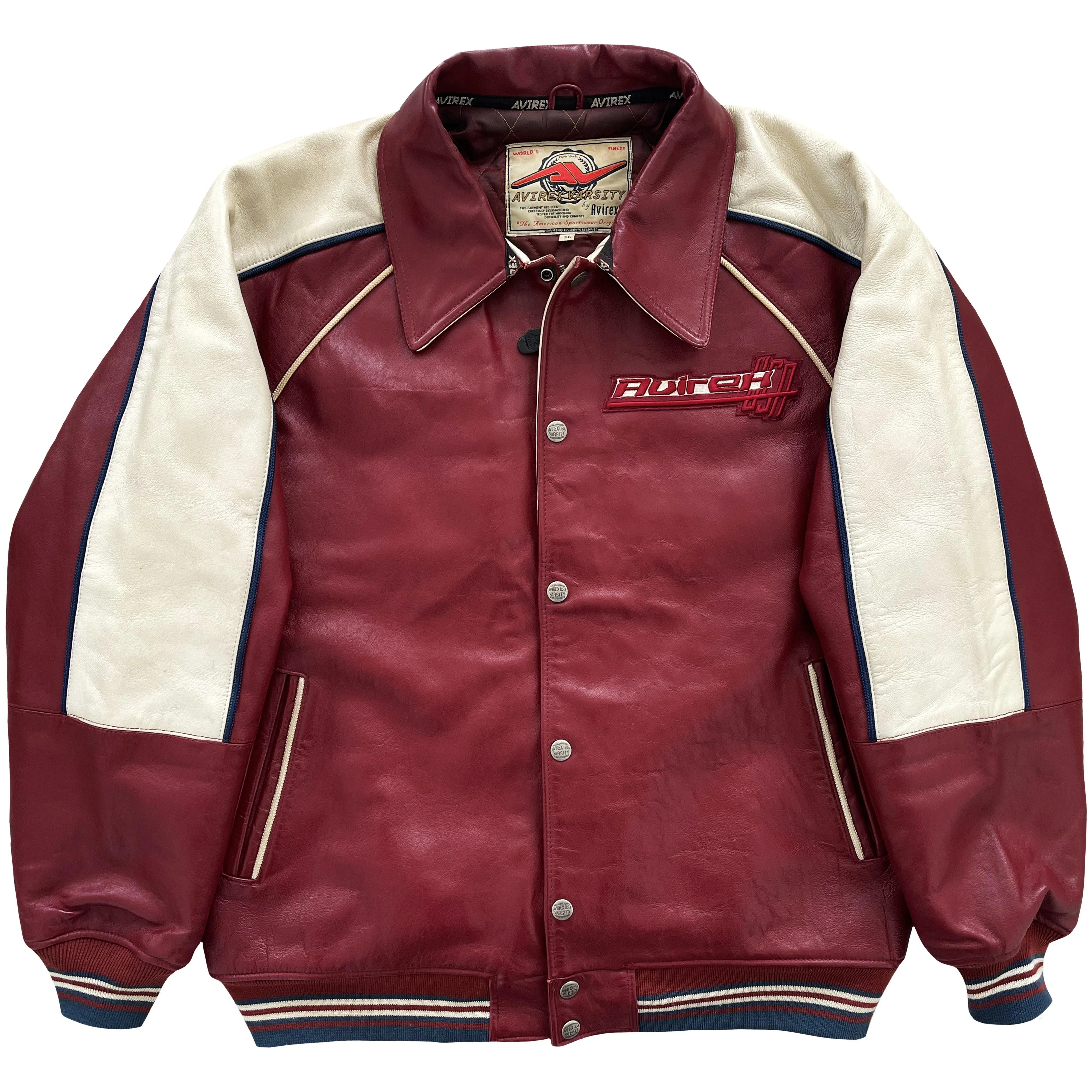 Avirex Leather Varsity Jacket