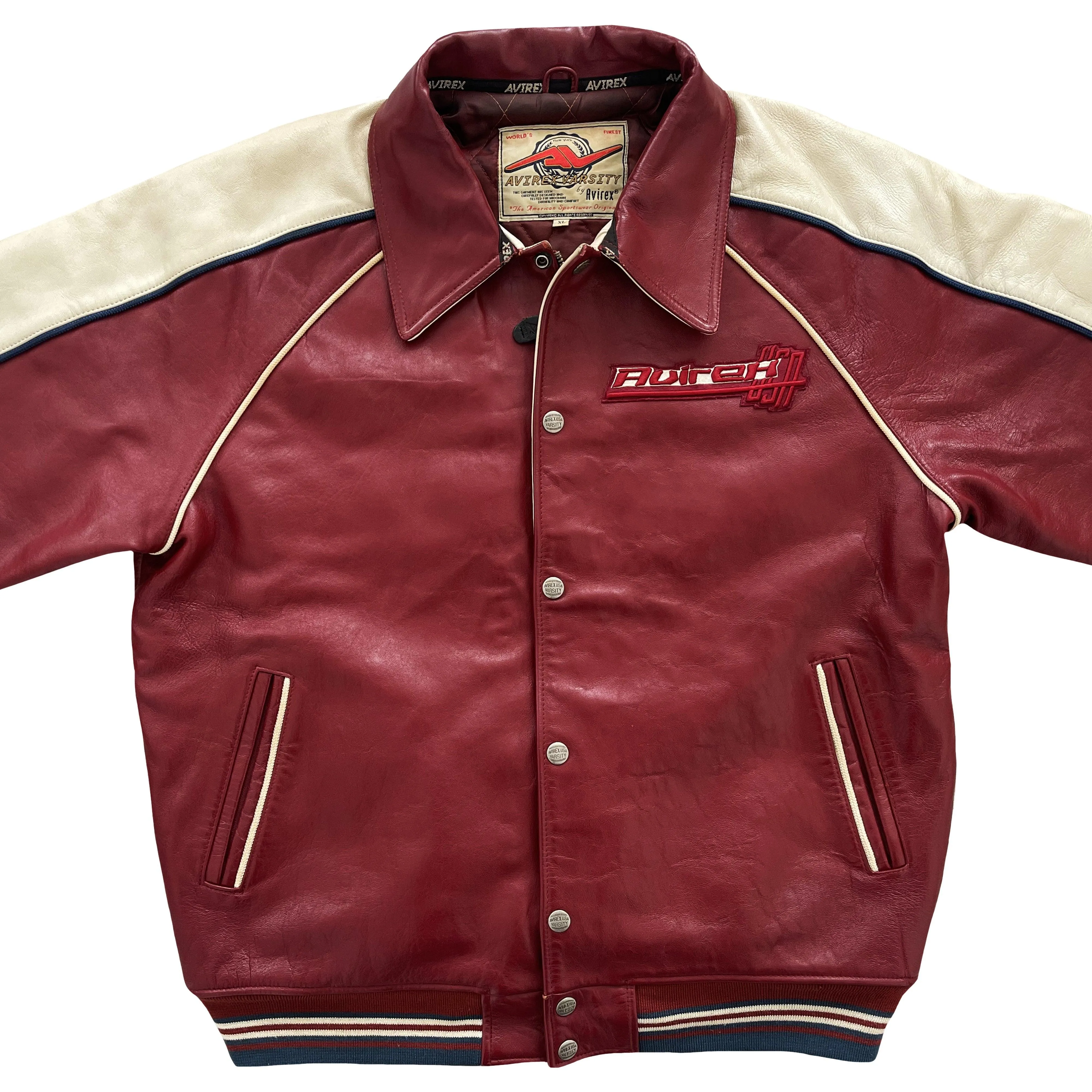 Avirex Leather Varsity Jacket