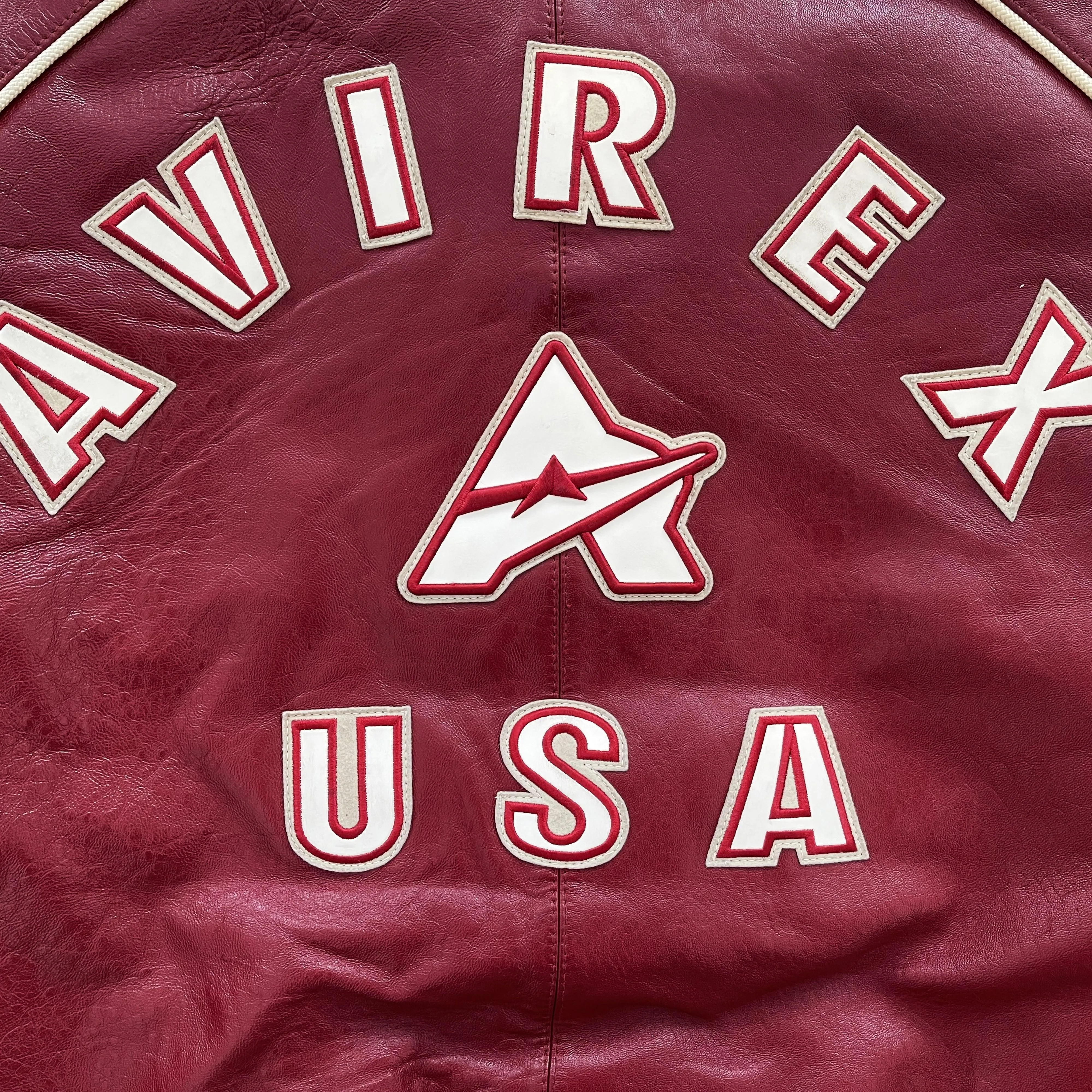 Avirex Leather Varsity Jacket