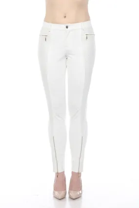 AZI White Quilted Pants