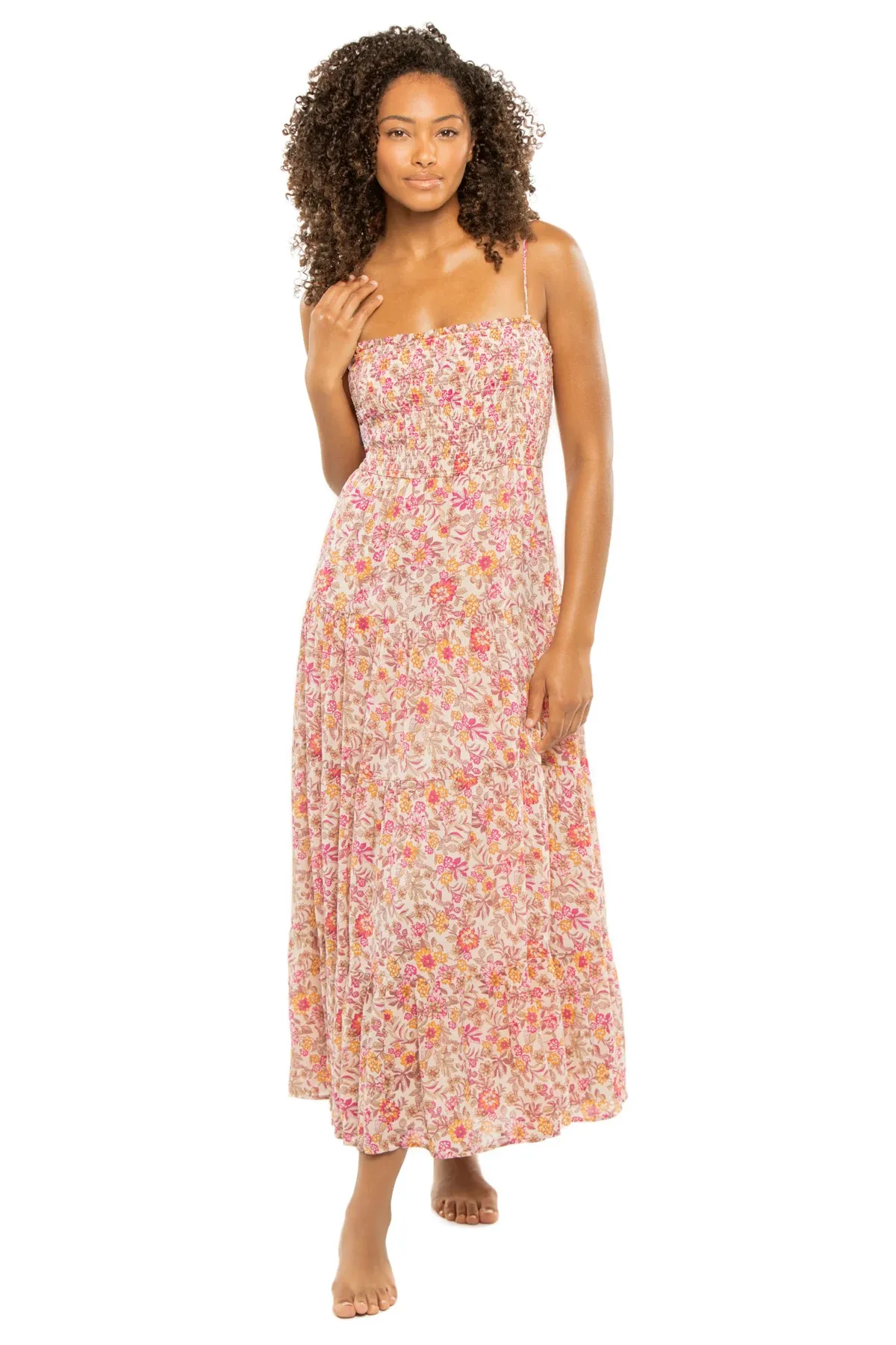 Balos Lima Floral Midi Dress