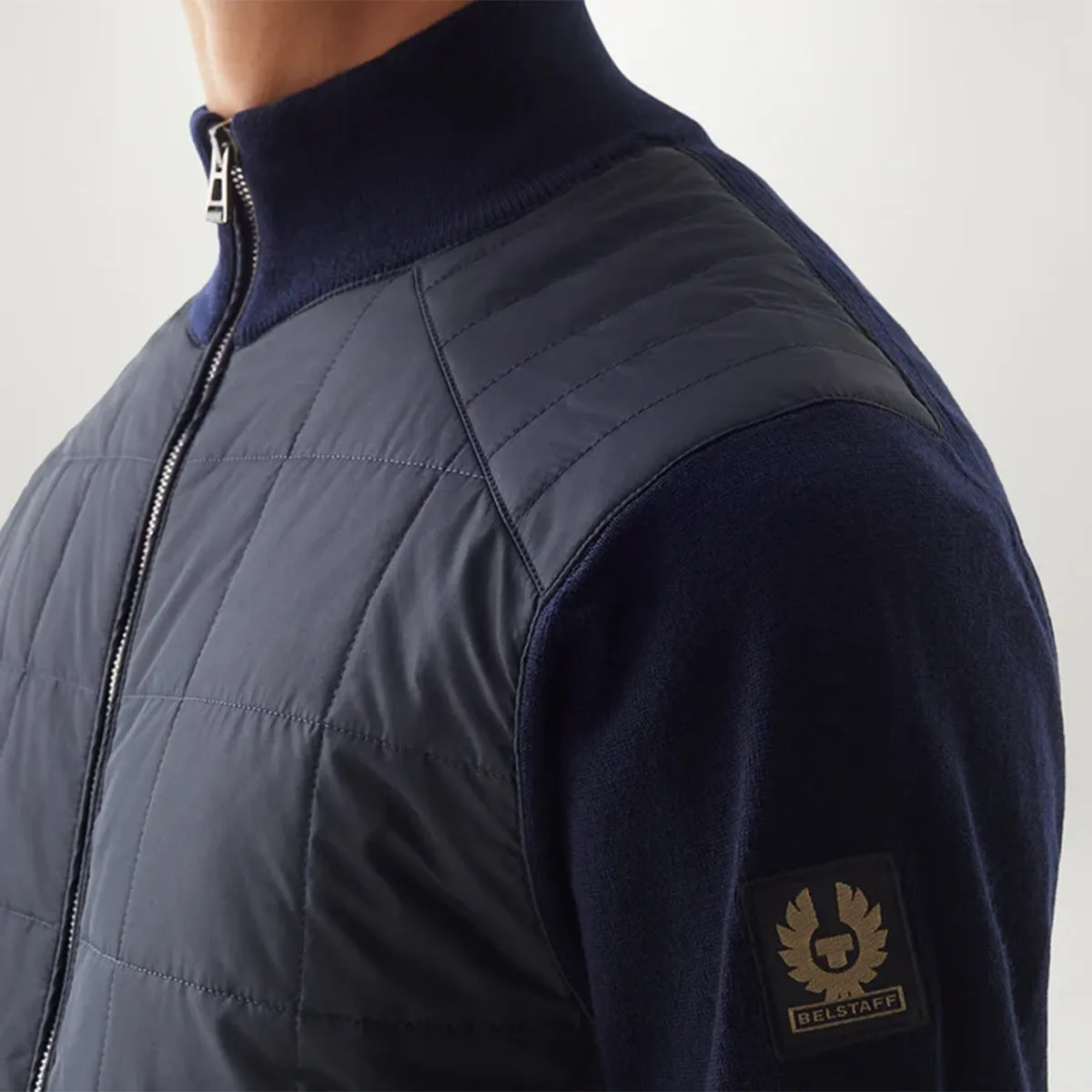 Belstaff - Kelbrook Zip Cardigan in Washed Navy