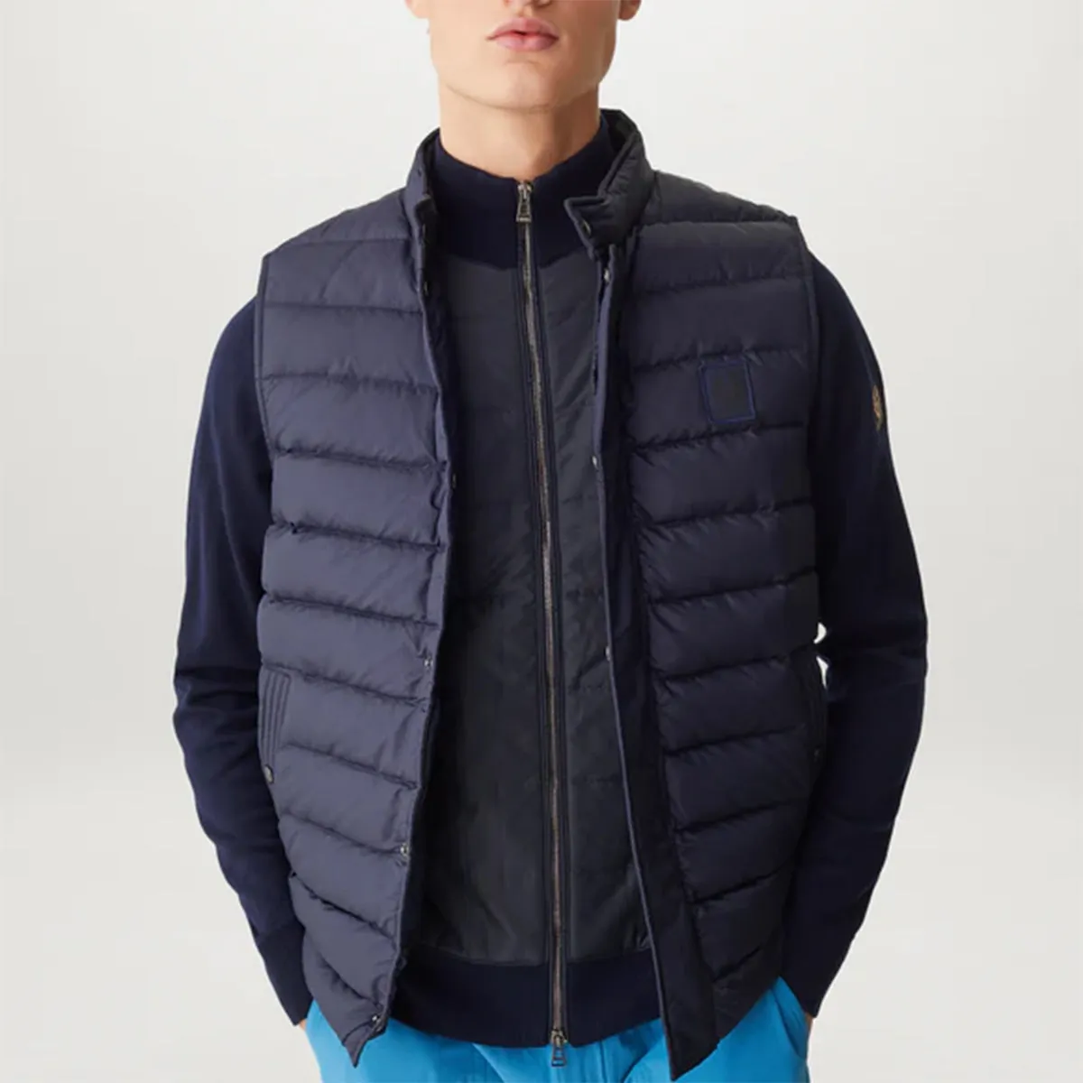 Belstaff - Kelbrook Zip Cardigan in Washed Navy