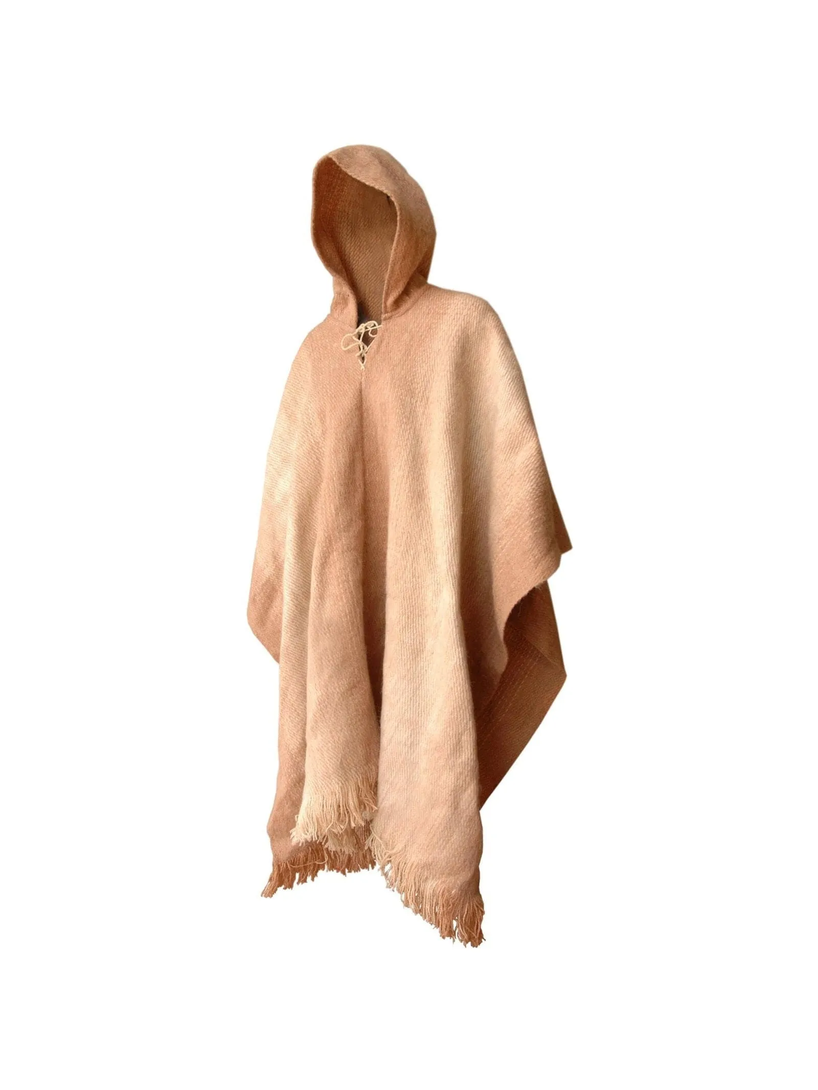 Bolivian Chacaltaya Poncho With Hood