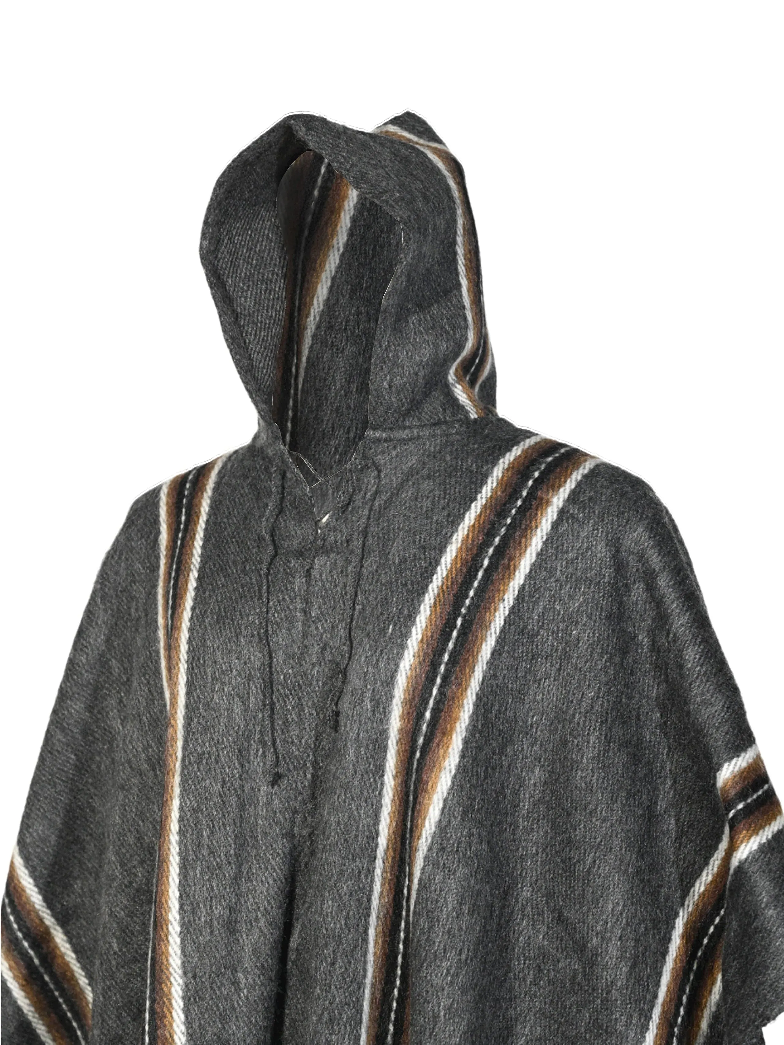 Bolivian Illimani Poncho with Hood