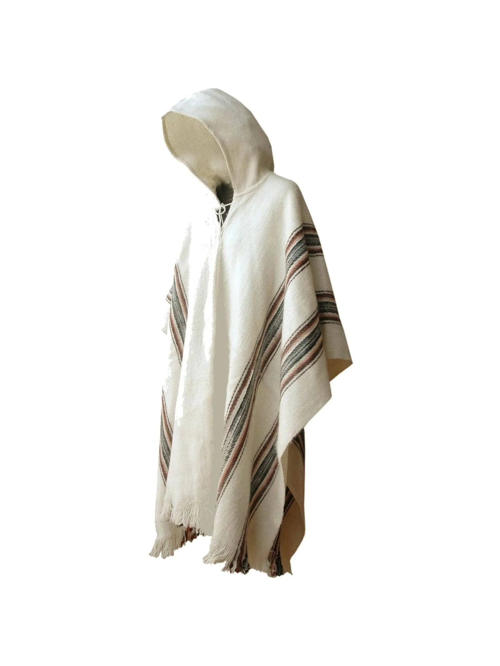 Bolivian Illimani Poncho with Hood