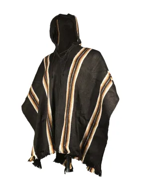 Bolivian Illimani Poncho with Hood