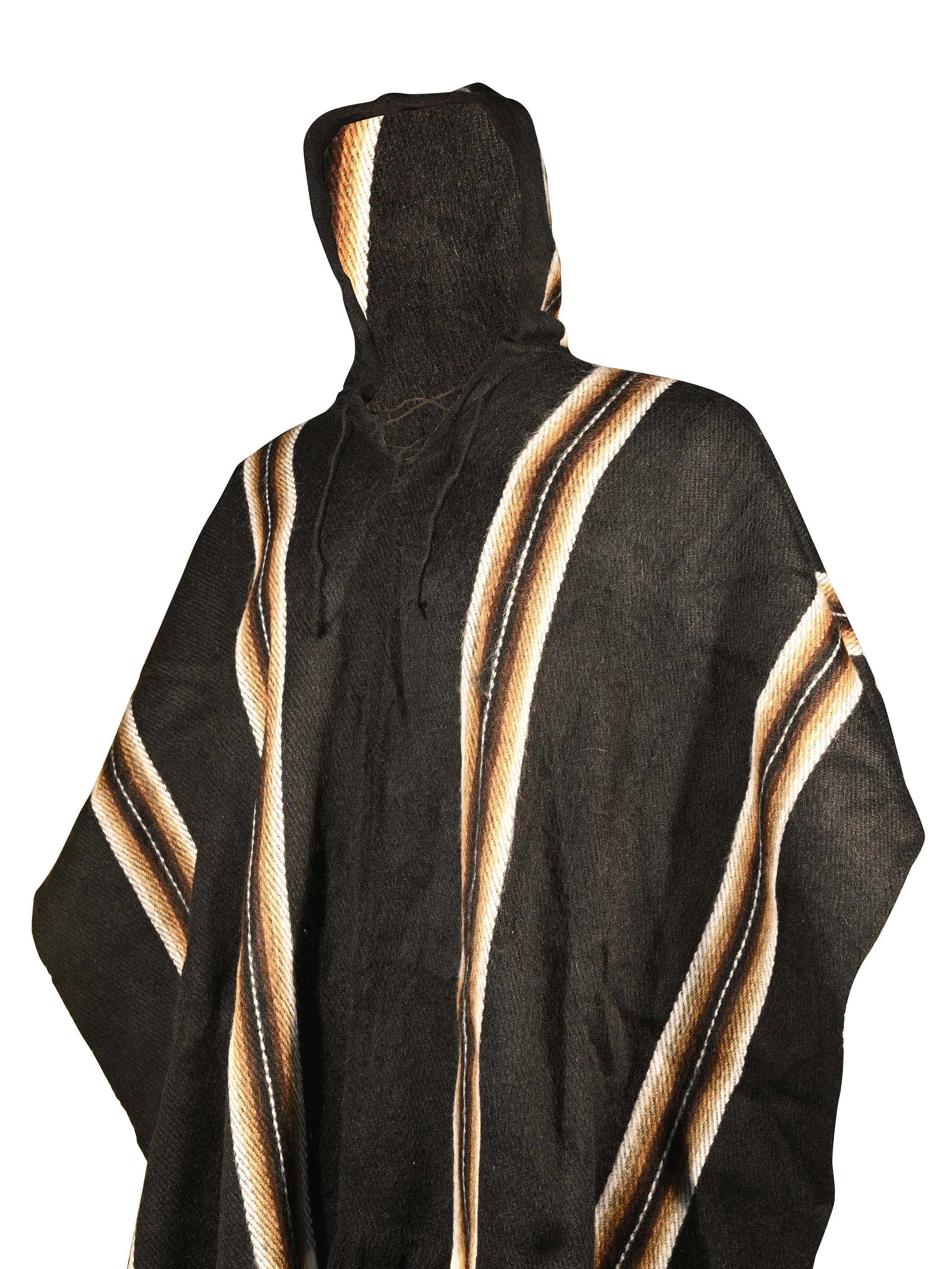 Bolivian Illimani Poncho with Hood