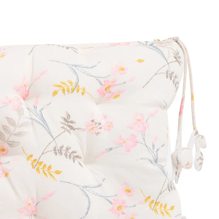 Bonpoint Pillow Knapsack Cream Floral Print