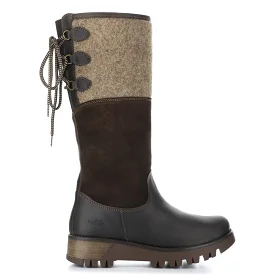 Bos and Company Women's Goose Prima Dark Brown/Felt Waterproof