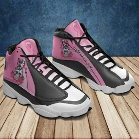 Breast Cancer Awareness – Cancer Fight Pink Ribbon – Cancer Warrior Gift Air JD13 Shoes