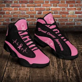 Breast Cancer Awareness Cancer Fight Pink Ribbon Warrior Gift Air JD13 Shoes