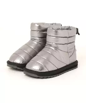 Briggs Kid's Puffer Boot - Metallic Silver