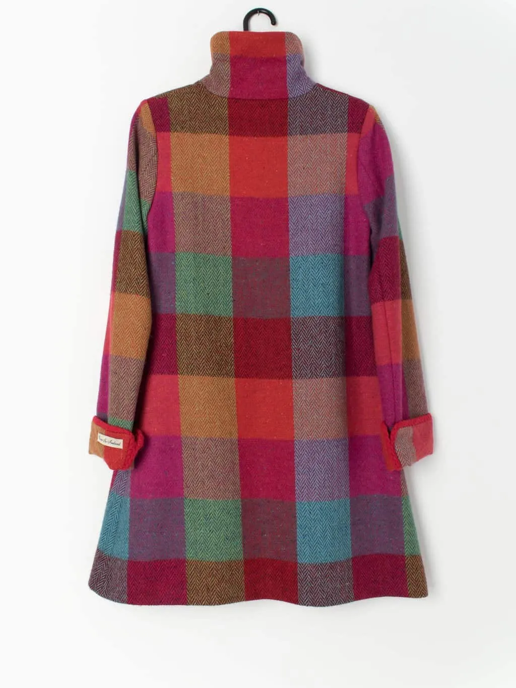 Bright pure wool coat with lining by Avoca – XS / Small