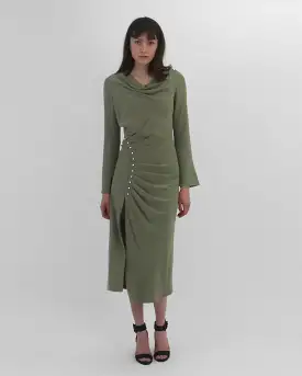 BRYANNA DRESS / OLIVE