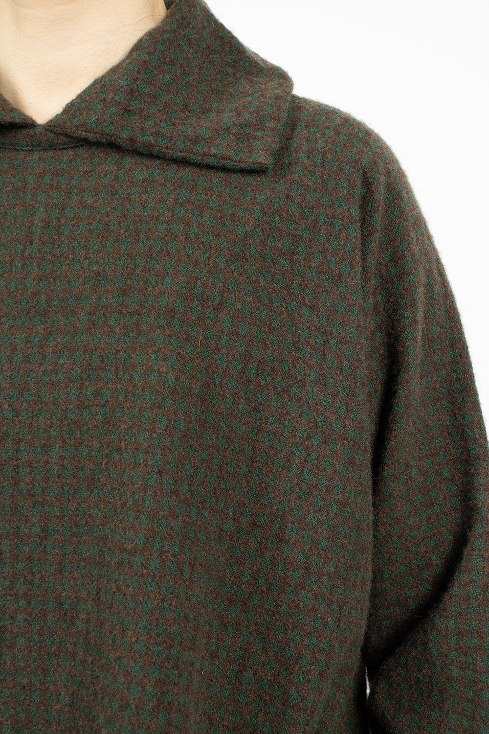 Cashmere Check Top Green/Tortoise