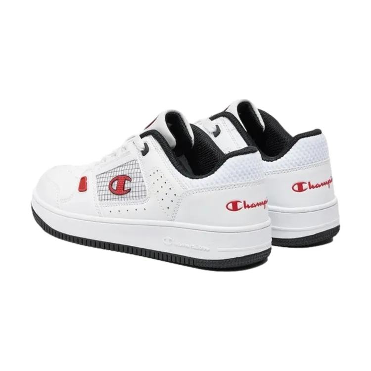 Champion S32876 Summerized Low Sneakers Platform Bianco Rosso