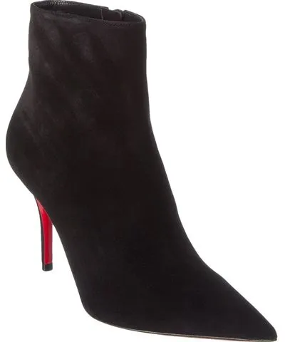 Christian Louboutin So Apostropha 80 Suede Bootie