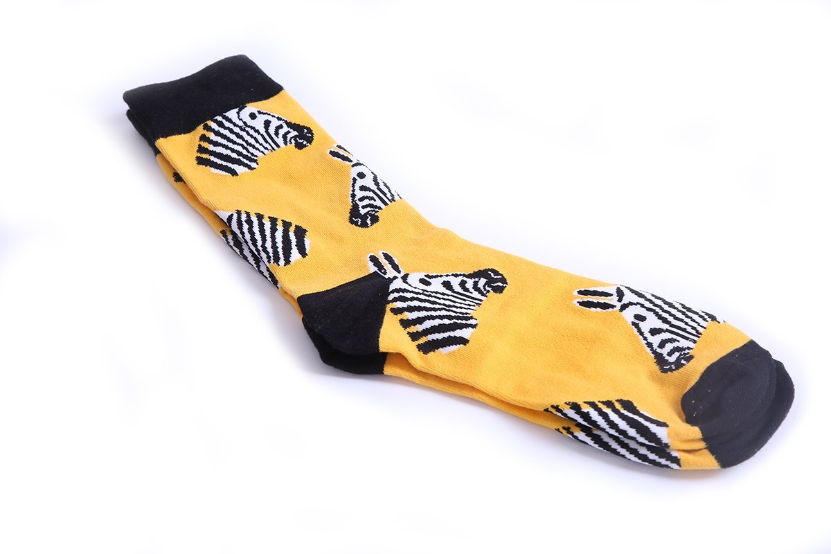 Crew Socks | Mismatched Socks - Zebras