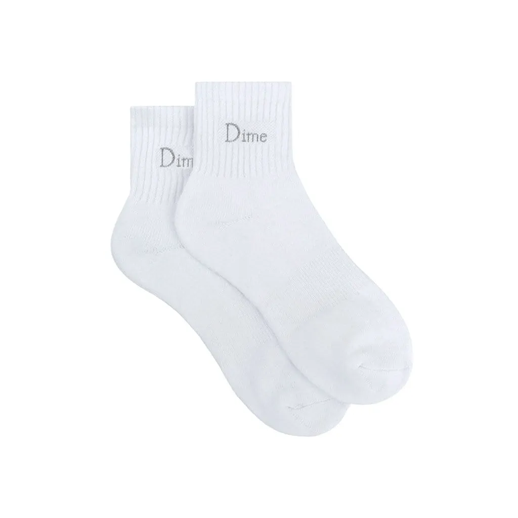 Dime MTL Classic Socks White