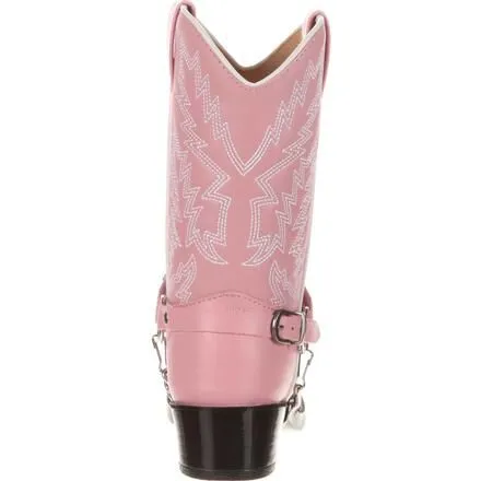 Durango® Little Kid Pink Rhinestone Western Boot