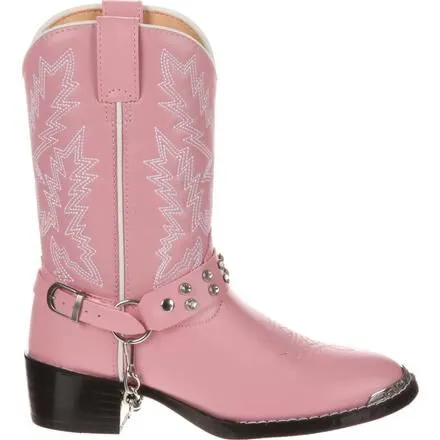 Durango® Little Kid Pink Rhinestone Western Boot