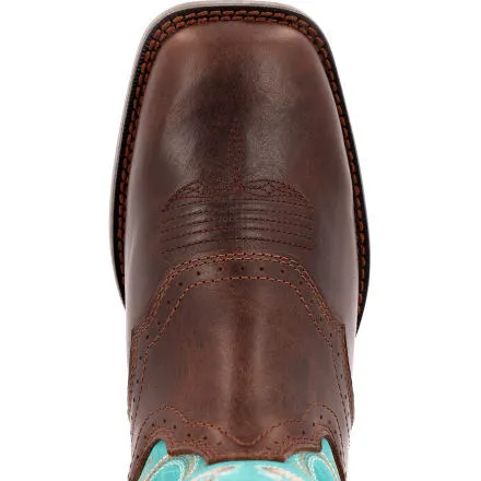 Durango® Westward™ Women's Hickory Turquoise Western Boot