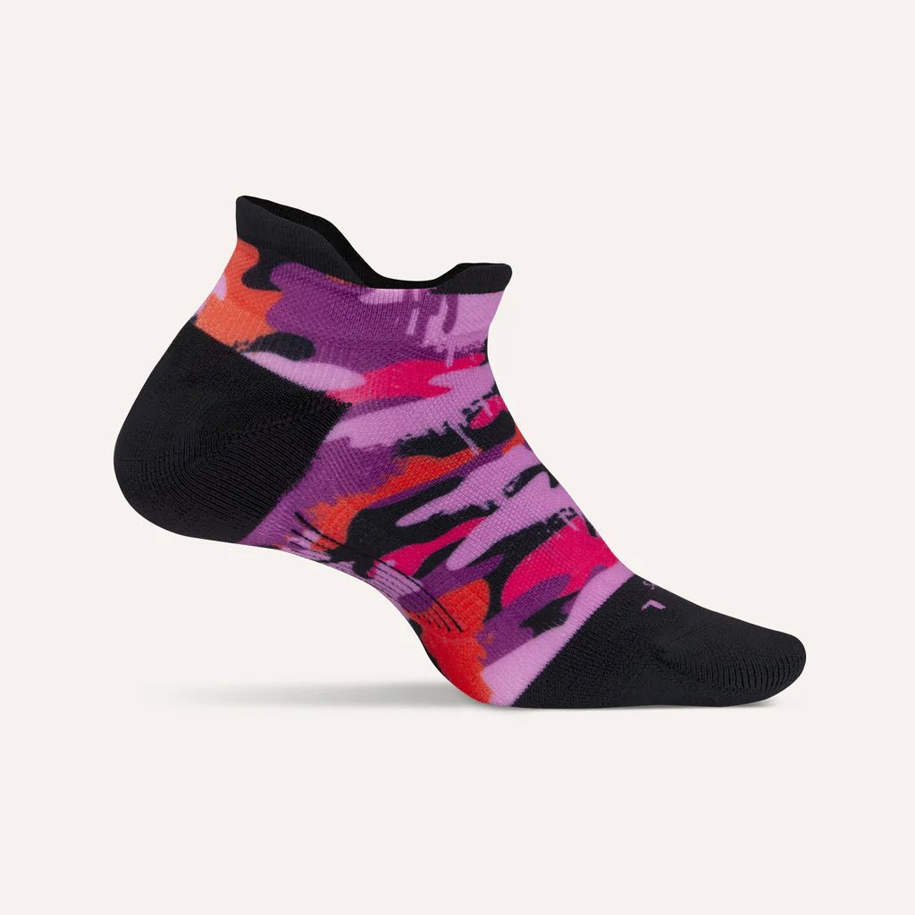 Elite Light Cushion No Show Tab Limited Edition Socks - Camo Splash Pink