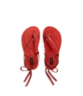 ELLIOT SANDAL- POPPY SUEDE