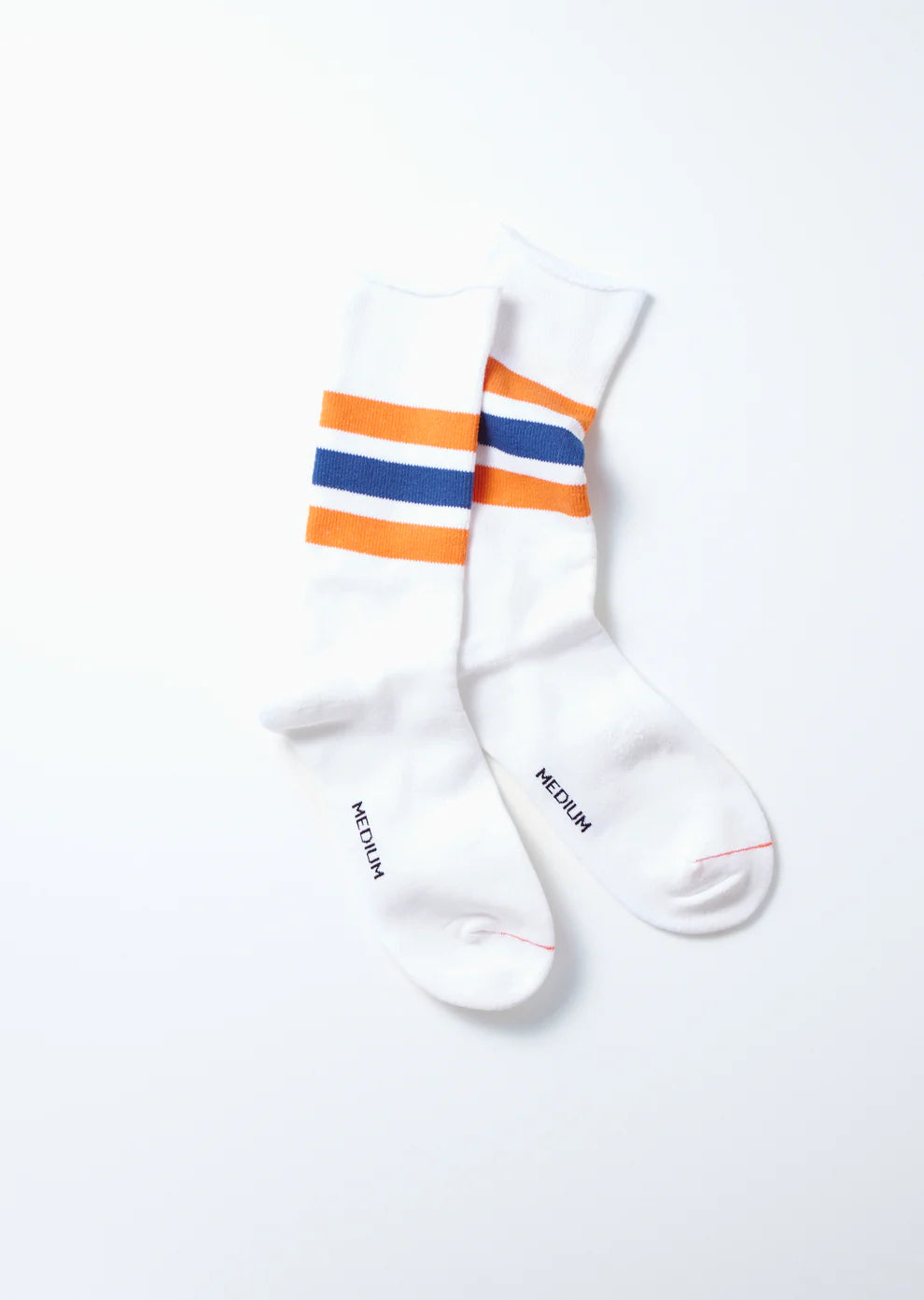 Fine Pile Stripe Crew Socks